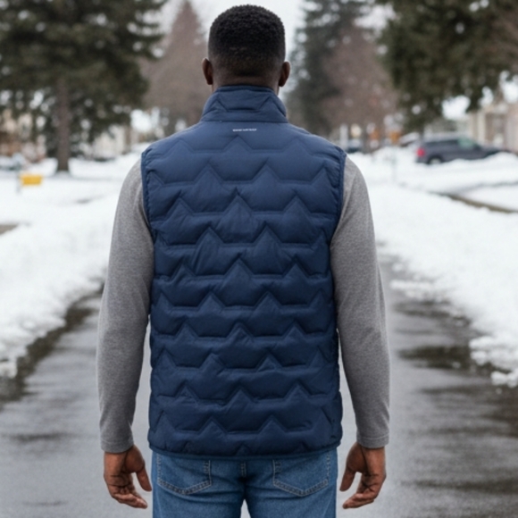 Columbia Men Blue Walker Mill Heat Seal Vest XL - Picture 2 of 12